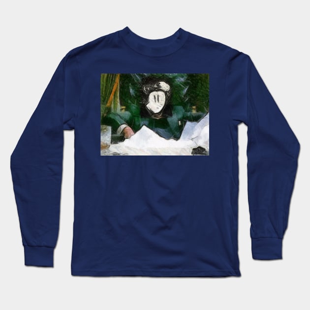 SoberFace Long Sleeve T-Shirt by TheDopestRobot